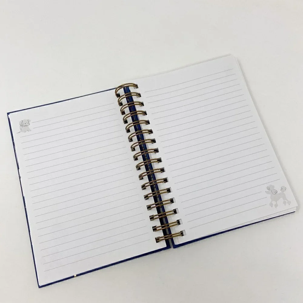 LADY JAYNE | Life is better with a Dog Spiral Bound Journal Blue